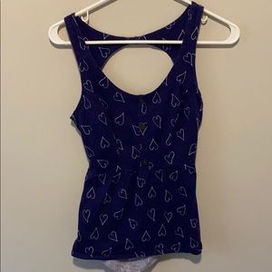 Open back tank